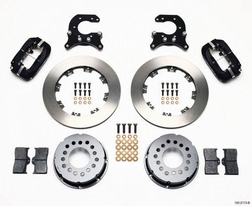 Wilwood 140-2113-B - Forged Dynalite P/S Rear Kit Small Ford 2.66in Offset