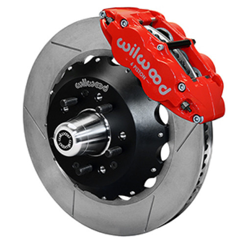 Wilwood 140-16909-R - 55-57 Chevy Bel Air Superlite 6R Kit, 5 x 4.50in/4.75in Hub - 14.00in Slotted Rotor - Red Wilwood 140-16909-R - 55-57 Chevy Bel Air Superlite 6R Kit, 5 x 4.50in/4.75in Hub - 14.00in Slotted Rotor - Red