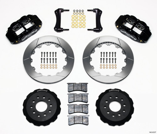 Wilwood 140-8337 - Narrow Superlite 6R Front Hat Kit 12.88in 88-93 Corvette C4