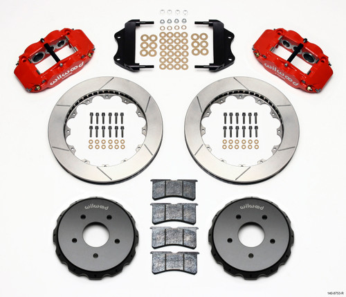 Wilwood 140-8753-R - Narrow Superlite 6R Front Hat Kit 13.06in Red 2004-2006 Pontiac GTO Wilwood 140-8753-R - Narrow Superlite 6R Front Hat Kit 13.06in Red 2004-2006 Pontiac GTO