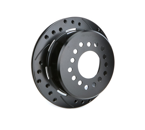 Wilwood 160-11377-BK - Rotor-2.32in Offset-SRP-BLK-Drill-LH 11.00 x .810 - 5 Lug