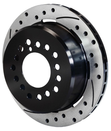 Wilwood 160-9814-BK - Rotor-2.32in Offset-SRP-BLK-Drill-RH 12.19 x .810 - 5 Lug