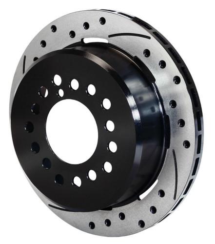 Wilwood 160-9990-BK - Rotor-1.91in Offset-SRP-BLK-Drill-LH 12.19 x .810 - 5 Lug 3.12in Reg-C10