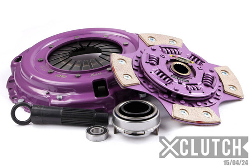 XCLUTCH XKHN22003-1B - 89-91 Honda Civic SiR 1.6L Stage 2 Sprung Ceramic Clutch Kit