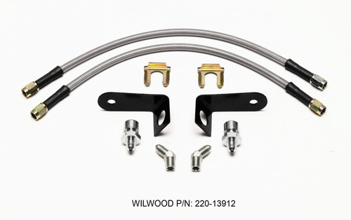 Wilwood 220-13912 - Flexline Kit Front 2015-Up Mustang