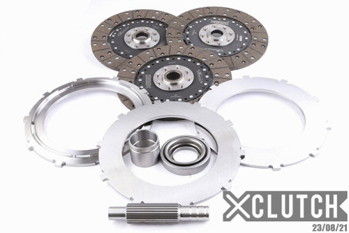 XCLUTCH XMS-230-DG01-3G-XC - Dodge 9in Triple Solid Organic Multi-Disc Service Pack
