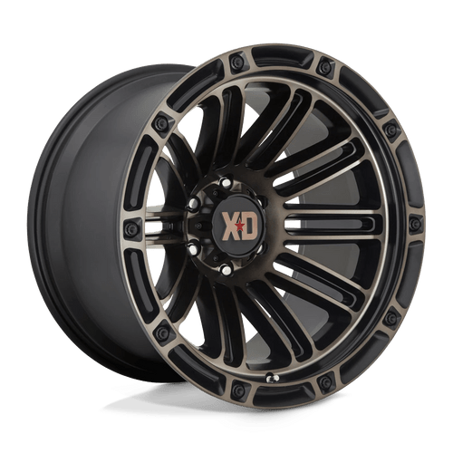 XD Wheels XD84621068618N - Xd846 Double Deuce 20X10 Satin Black With Dark Tint