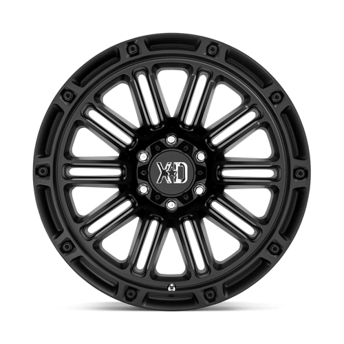 XD Wheels XD84621280744N - Xd846 Double Deuce 20X12 Satin Black