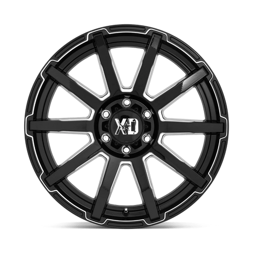 XD Wheels XD84729058330 - Xd847 Outbreak 20X9 Gloss Black Milled