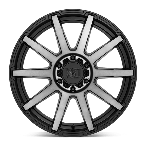XD Wheels XD84789085400 - Xd847 Outbreak 18X9 Satin Black With Gray Tint