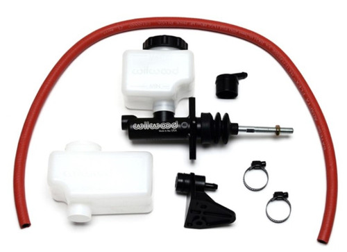 Wilwood 260-14787 - Compact Remote M/C Kit 15/16in Bore Banjo Outlet w/Reservoir