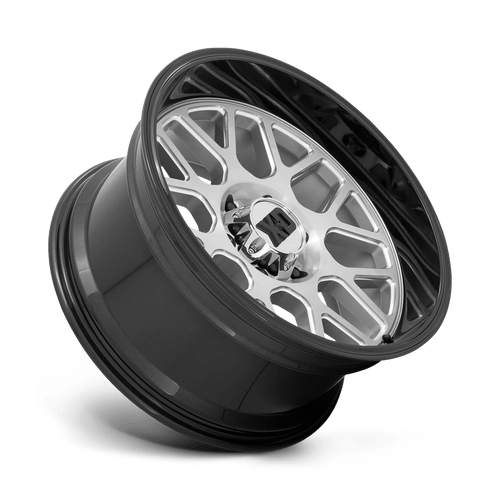 XD Wheels XD84922087518N - Xd849 Grenade Ii 22X10 Brushed Milled With Gloss Black Lip