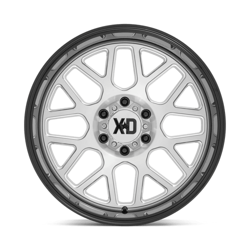 XD Wheels XD84922087518N - Xd849 Grenade Ii 22X10 Brushed Milled With Gloss Black Lip
