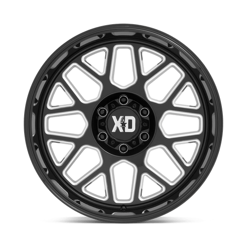 XD Wheels XD84922063318N - Xd849 Grenade Ii 22X10 Gloss Black Milled