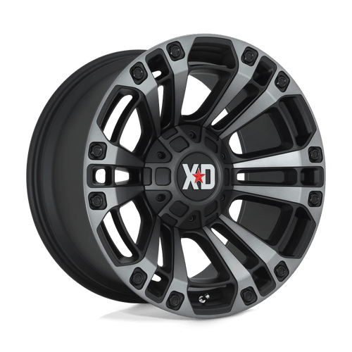 XD Wheels XD85121035418N - Xd851 Monster 3 20X10 Satin Black With Gray Tint