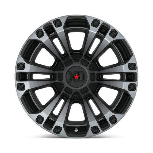 XD Wheels XD85129035400 - Xd851 Monster 3 20X9 Satin Black With Gray Tint