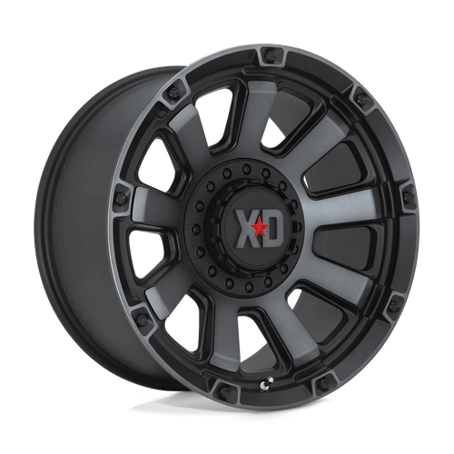XD Wheels XD85221067418N - Xd852 Gauntlet 20X10 Satin Black With Gray Tint