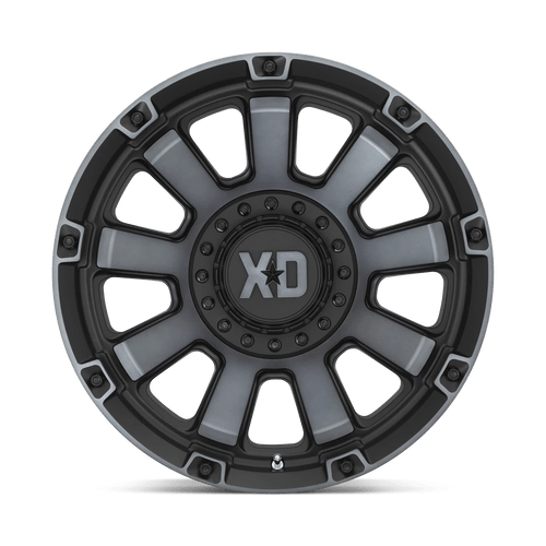 XD Wheels XD85221067418N - Xd852 Gauntlet 20X10 Satin Black With Gray Tint