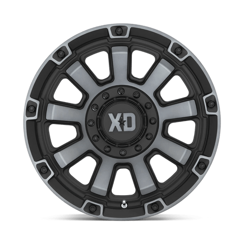 XD Wheels XD85221087418N - Xd852 Gauntlet 20X10 Satin Black With Gray Tint