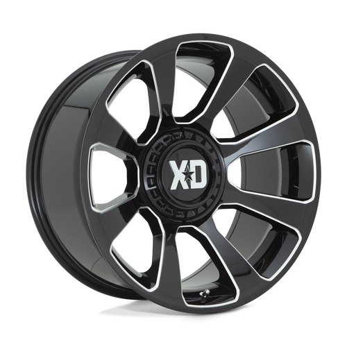 XD Wheels XD85429086300 - Xd854 Reactor 20X9 Gloss Black Milled
