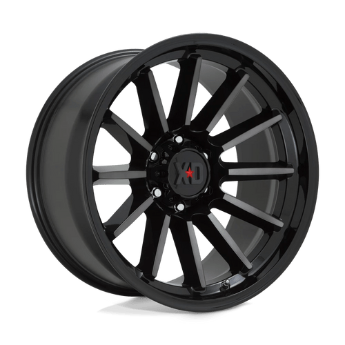 XD Wheels XD85579063418 - Xd855 Luxe 17X9 Gloss Black Machined With Gray Tint