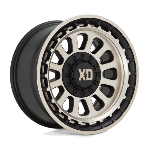 XD Wheels XD85679035600 - Xd856 Omega 17X9 Satin Black With Bronze Tint