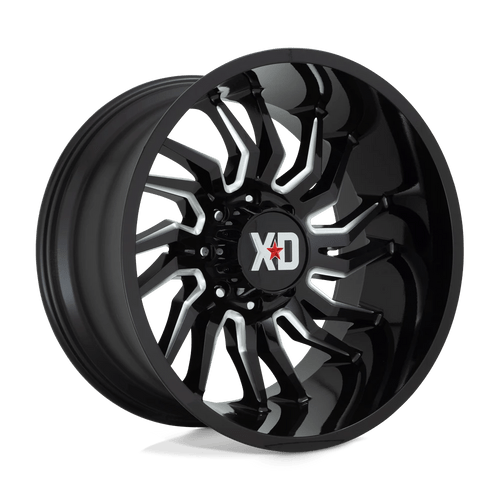 XD Wheels XD85821063318N - Xd858 Tension 20X10 Gloss Black Milled