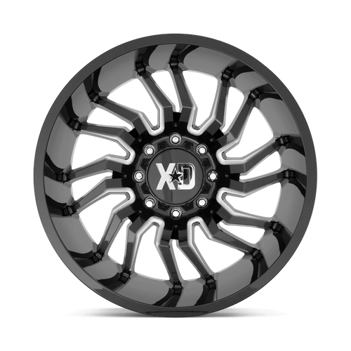 XD Wheels XD85821068318N - Xd858 Tension 20X10 Gloss Black Milled