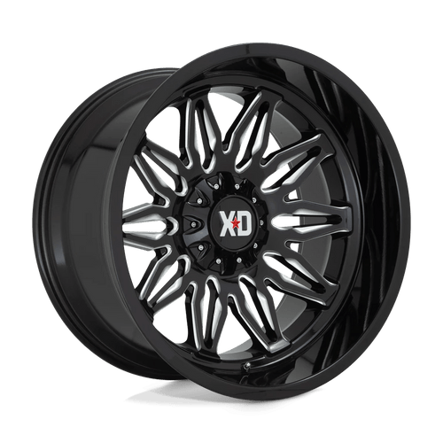 XD Wheels XD85922235344N - Xd859 Gunner 22X12 Gloss Black Milled