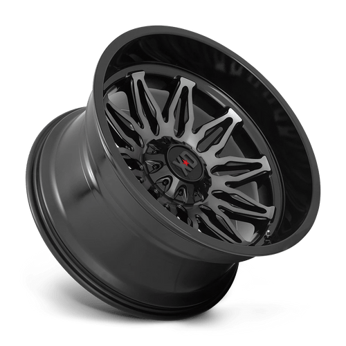XD Wheels XD85922035418N - Xd859 Gunner 22X10 Gloss Black Machined With Gray Tint