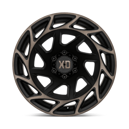 XD Wheels XD86021263644N - Xd860 Onslaught 20X12 Satin Black With Bronze Tint