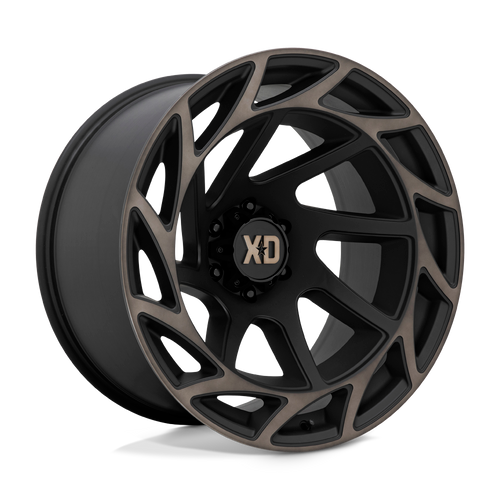 XD Wheels XD86022268644N - Xd860 Onslaught 22X12 Satin Black With Bronze Tint