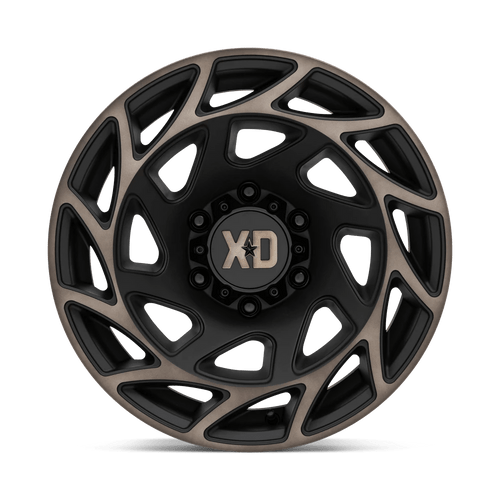 XD Wheels XD86022280644N - Xd860 Onslaught 22X12 Satin Black With Bronze Tint