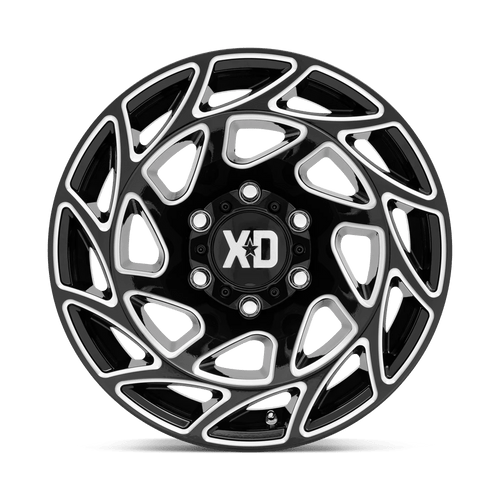 XD Wheels XD86079068300 - Xd860 Onslaught 17X9 Gloss Black Milled