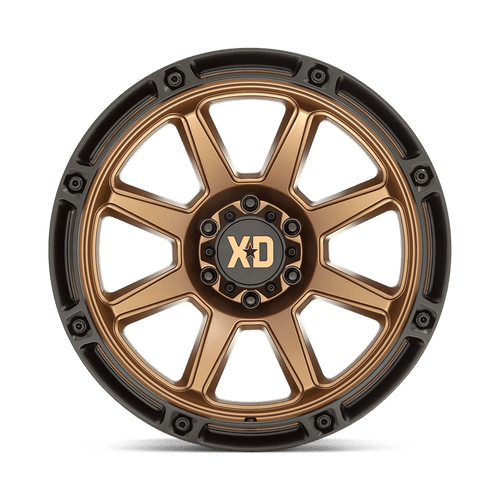 XD Wheels XD86321080618N - Xd863 20X10 Matte Bronze With Black Lip