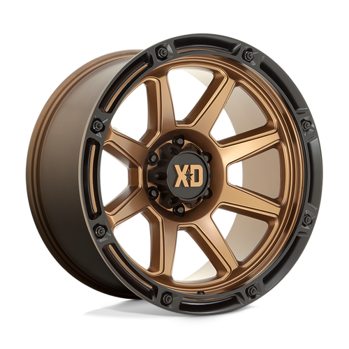 XD Wheels XD86329050600 - Xd863 20X9 Matte Bronze With Black Lip