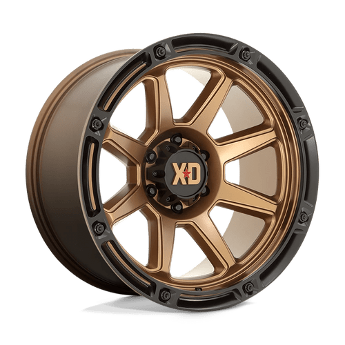 XD Wheels XD86329080618 - Xd863 20X9 Matte Bronze With Black Lip