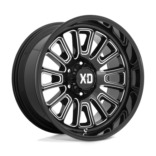 XD Wheels XD86422268344N - Xd864 Rover 22X12 Gloss Black Milled