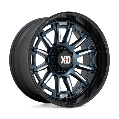 XD Wheels XD865210689A18N - Xd865 Phoenix 20X10 Metallic Blue Milled With Black Lip