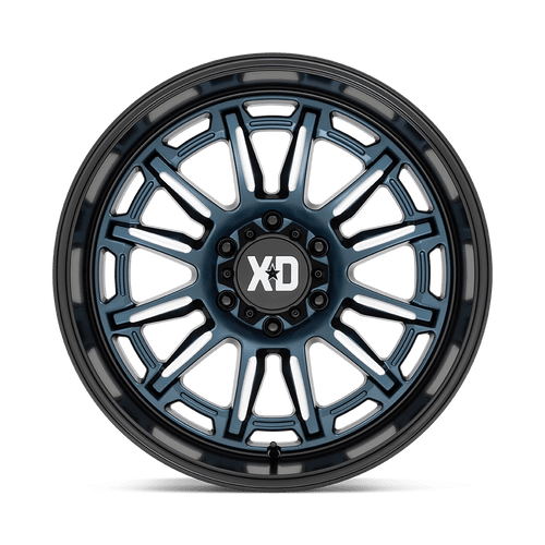 XD Wheels XD865210689A18N - Xd865 Phoenix 20X10 Metallic Blue Milled With Black Lip