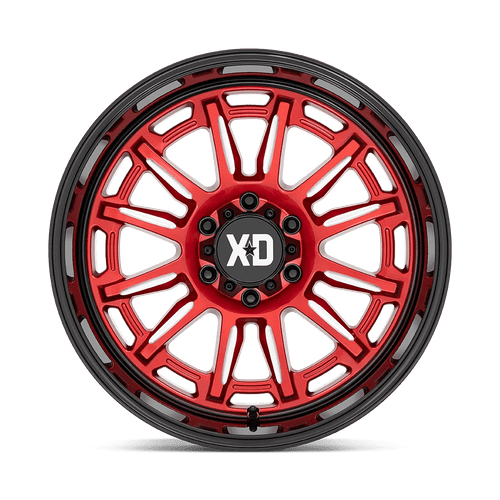 XD Wheels XD86529063918 - Xd865 Phoenix 20X9 Candy Red Milled With Black Lip