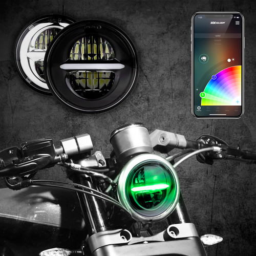 XKGLOW XK-5IN-KIT-B - XK Glow Black Bezel 5.75in XKchrome LED headlight
