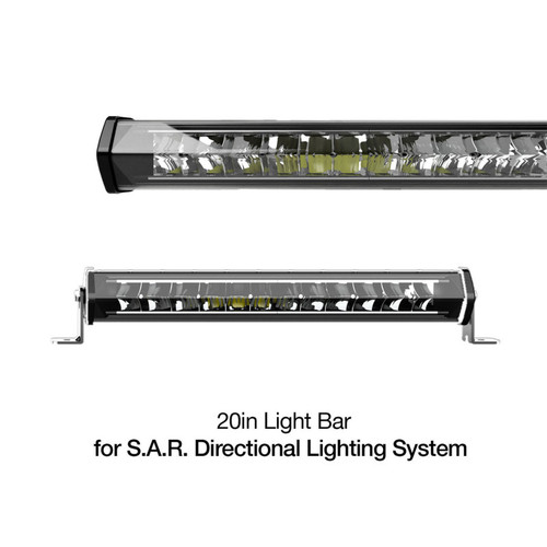 XKGLOW XK-SAR-1W - XK Glow White Housing SAR Light Bar - Emergency Search and Rescue Light 20In