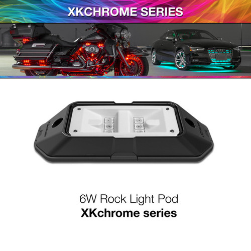XKGLOW XK-ROCK - XK Glow XKchrome Low Profile Ultra Bright Rock Light Pod 6W