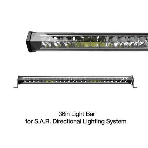 XKGLOW XK-SAR-2W - XK Glow White Housing SAR Light Bar - Emergency Search and Rescue Light 36In