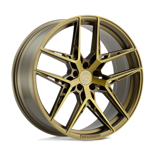 XO Wheels 2111CAR255120Z76 - Cairo 21X11 Bronze W/ Brushed Bronze Face