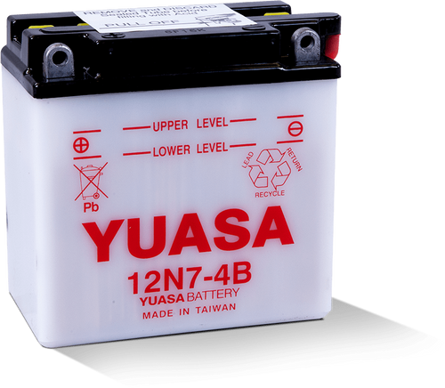 Yuasa Battery YUAM2270B - Yuasa 12N7-4B Conventional 12-Volt Battery