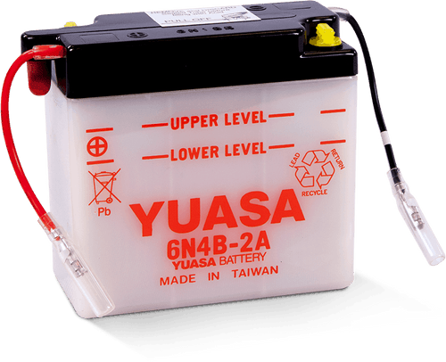 Yuasa Battery YUAM26B4B - Yuasa 6N4B-2A Conventional 6-Volt Battery