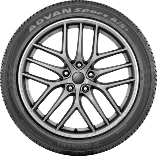 Yokohama 110140666 - Advan Sport A/S+ Tire - 255/45R20 105Y