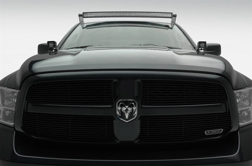 ZROADZ Z331121 -  Front Roof LED Bracket, Black, Mild Steel, Bolt-On, to mount (1) 50 Inch  or similar style Straight LED Light Bar